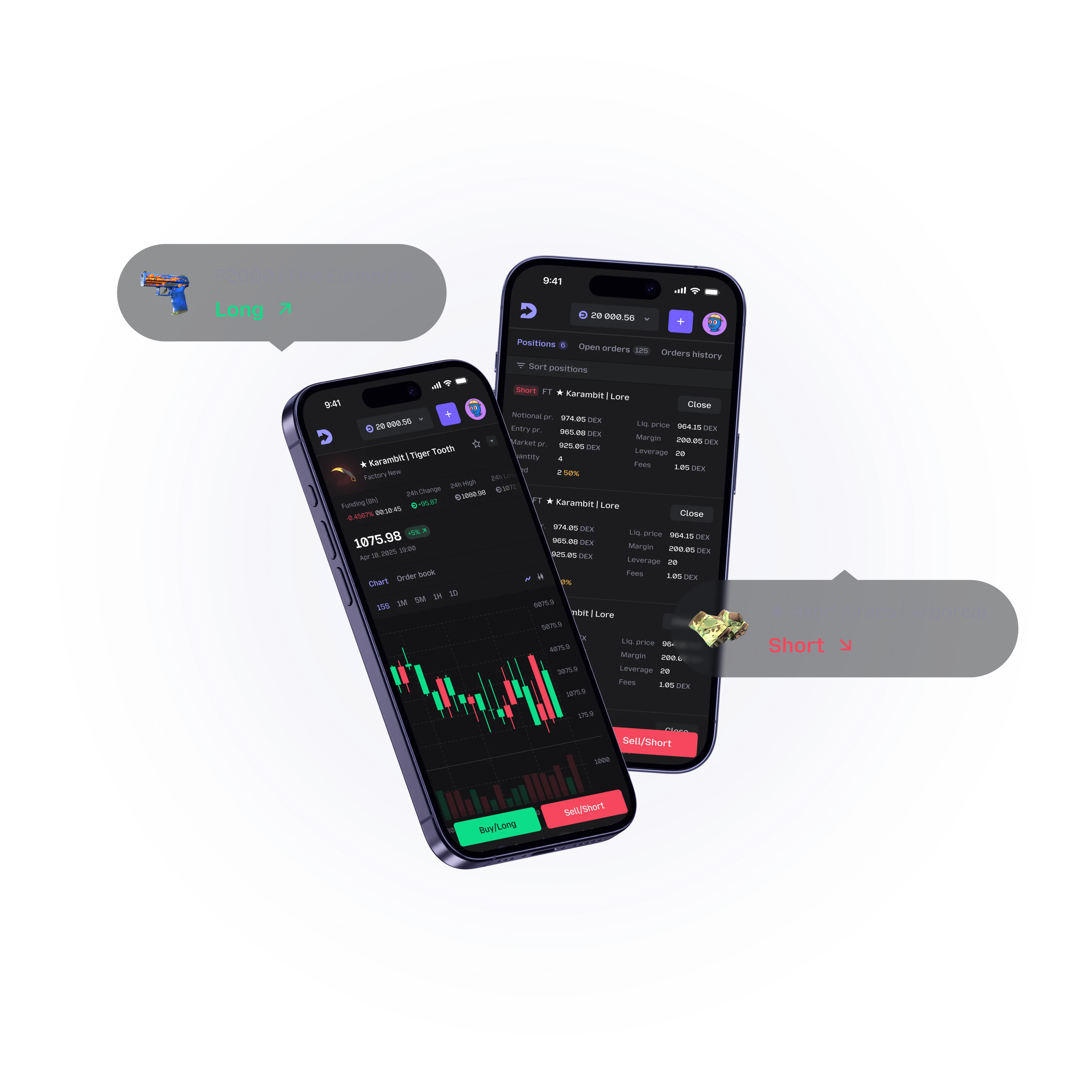 CS2DEX Futures Trading Interface